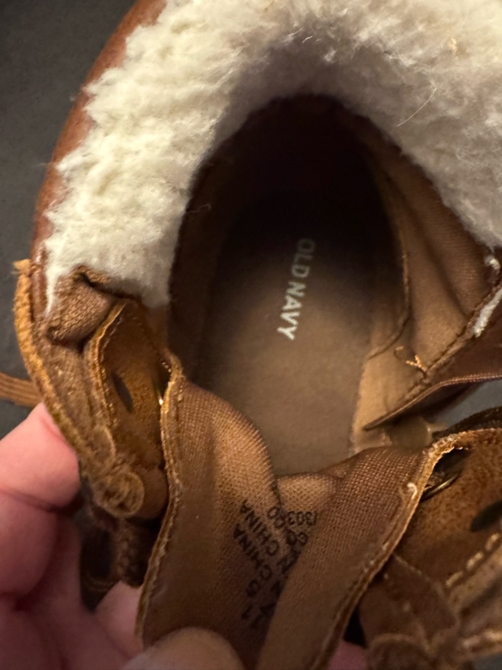 EUC- Toddler Boys Old Navy Brown Boots size 11 - Picture 11 of 12